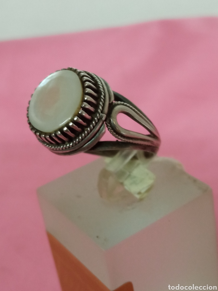 Joyeria: sortija plata y nacar + - Foto 3
