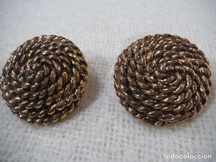 Joyeria: PENDIENTES ( ROSET&Oacute;N CORD&Oacute;N ) DORADO - Foto 2