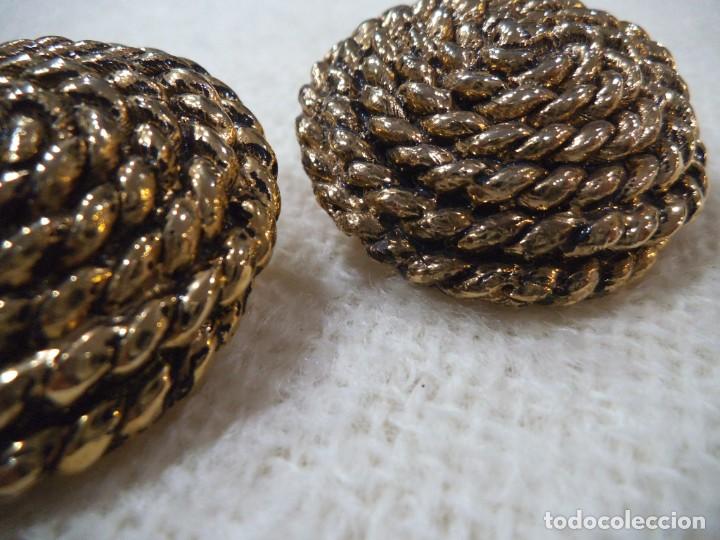 Joyeria: PENDIENTES ( ROSET&Oacute;N CORD&Oacute;N ) DORADO - Foto 3