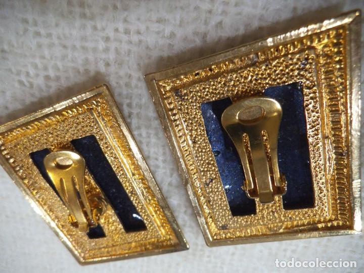 Joyeria: PENDIENTES ( CUADRO - FLORES ) GRANATE - Foto 6