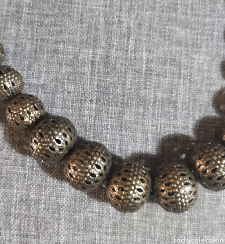 Joyeria: Espectacular collar filigrana bolas de bronce - Foto 2 - 276623963