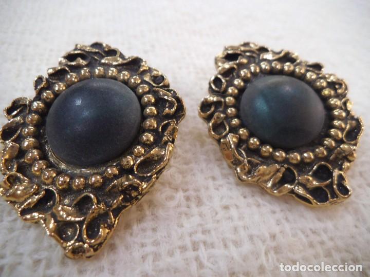 Joyeria: PENDIENTES ( RUSTICO - VERDE MATE - ORO VIEJO ) - Foto 1