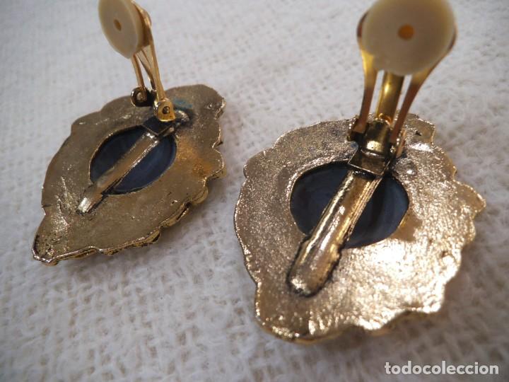 Joyeria: PENDIENTES ( RUSTICO - VERDE MATE - ORO VIEJO ) - Foto 5