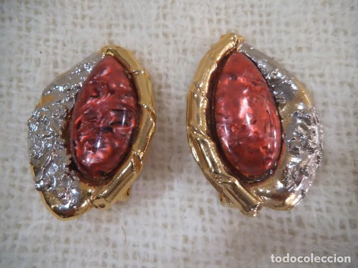 Joyeria: PENDIENTES ( RUSTICOS - GRANATES ) OVALADOS - Foto 1