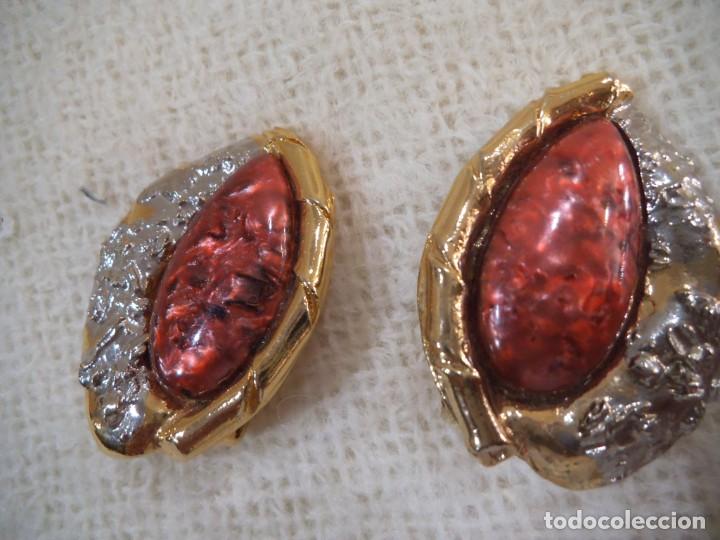 Joyeria: PENDIENTES ( RUSTICOS - GRANATES ) OVALADOS - Foto 5