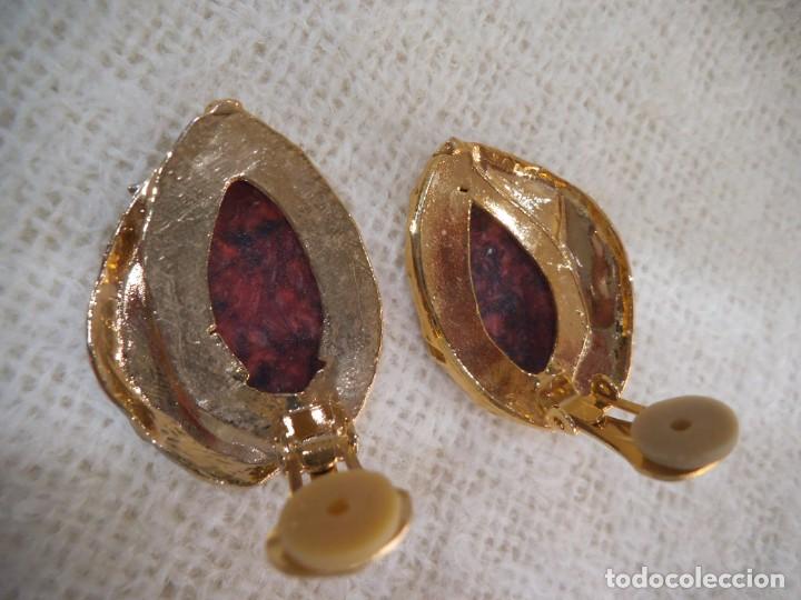 Joyeria: PENDIENTES ( RUSTICOS - GRANATES ) OVALADOS - Foto 7