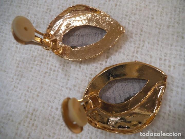 Joyeria: PENDIENTES ( RUSTICOS - MARR&Oacute;N ) OVALADOS - Foto 6