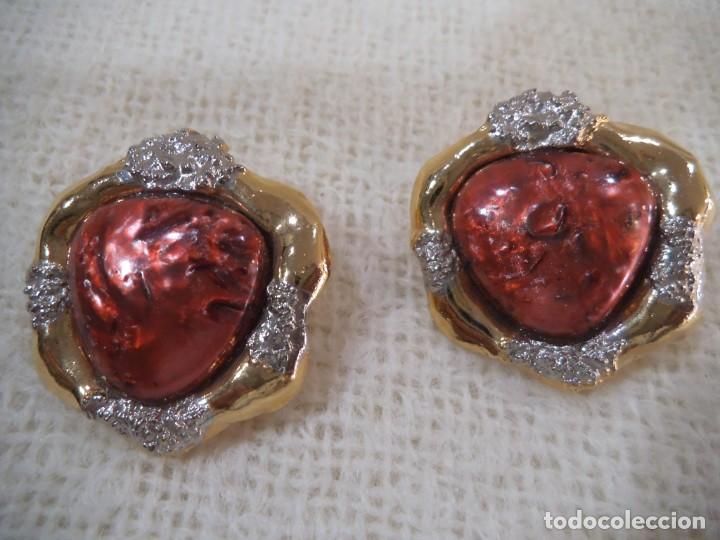 Joyeria: PENDIENTES ( R&Uacute;STICOS - GRANATES ) REDONDOS - Foto 1