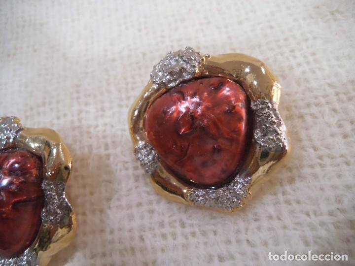 Joyeria: PENDIENTES ( R&Uacute;STICOS - GRANATES ) REDONDOS - Foto 2