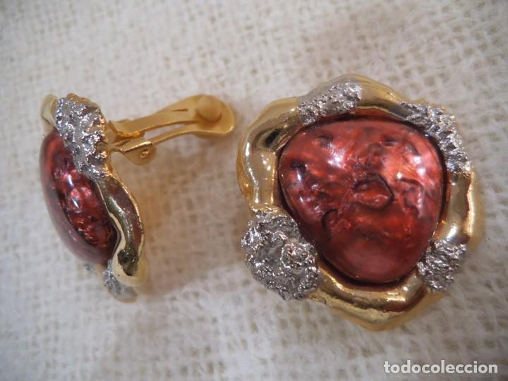 Joyeria: PENDIENTES ( R&Uacute;STICOS - GRANATES ) REDONDOS - Foto 4