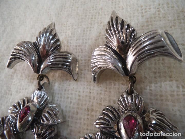 Joyeria: PENDIENTES ( ISABELINOS ) PLATEADO - HOJAS G - Foto 6