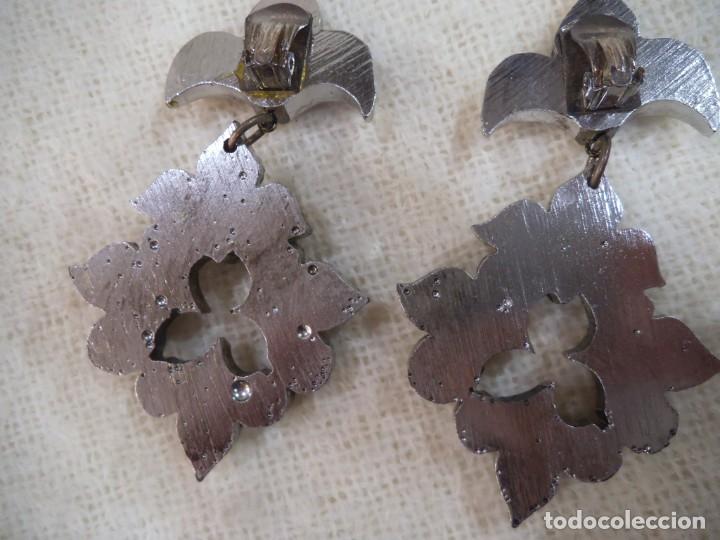 Joyeria: PENDIENTES ( ISABELINOS ) PLATEADO - HOJAS G - Foto 7
