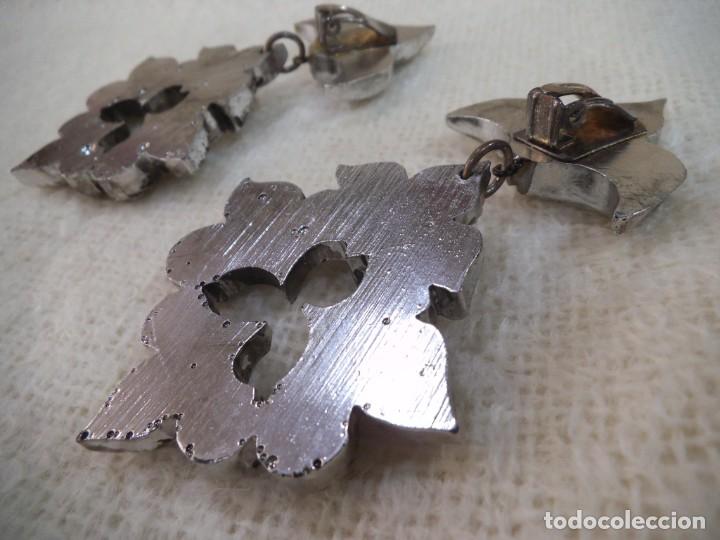 Joyeria: PENDIENTES ( ISABELINOS ) PLATEADO - HOJAS G - Foto 8