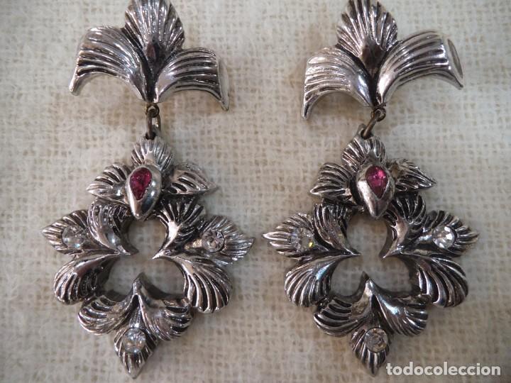 Joyeria: PENDIENTES ( ISABELINOS ) PLATEADO - HOJAS G - Foto 1