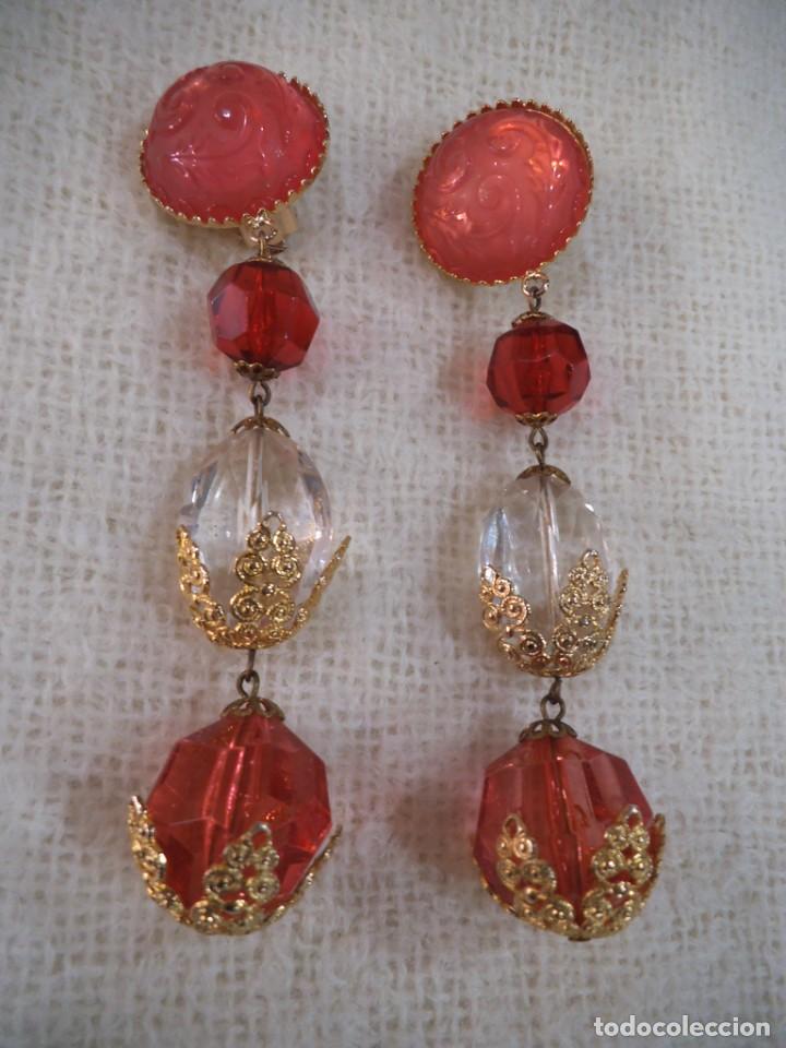 Joyeria: PENDIENTES ( ROJOS ) IMITACI&Oacute;N CRISTAL - Foto 1