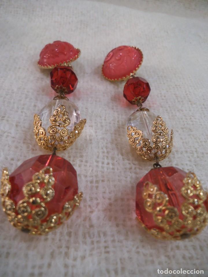 Joyeria: PENDIENTES ( ROJOS ) IMITACI&Oacute;N CRISTAL - Foto 3