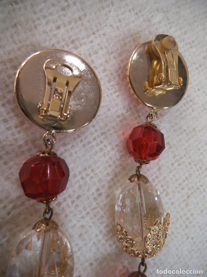 Joyeria: PENDIENTES ( ROJOS ) IMITACI&Oacute;N CRISTAL - Foto 6