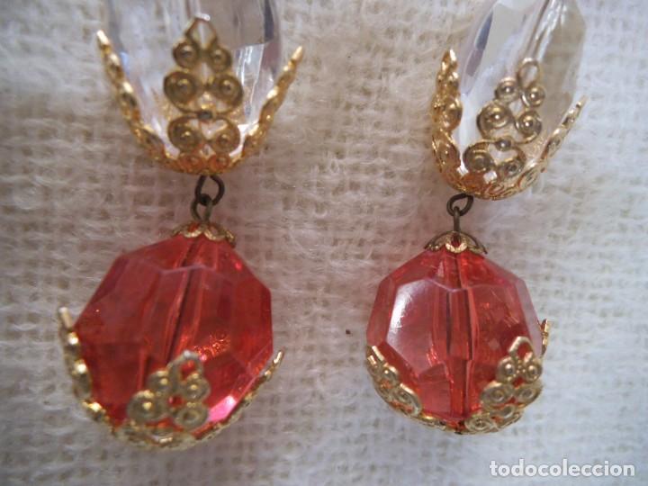 Joyeria: PENDIENTES ( ROJOS ) IMITACI&Oacute;N CRISTAL - Foto 7