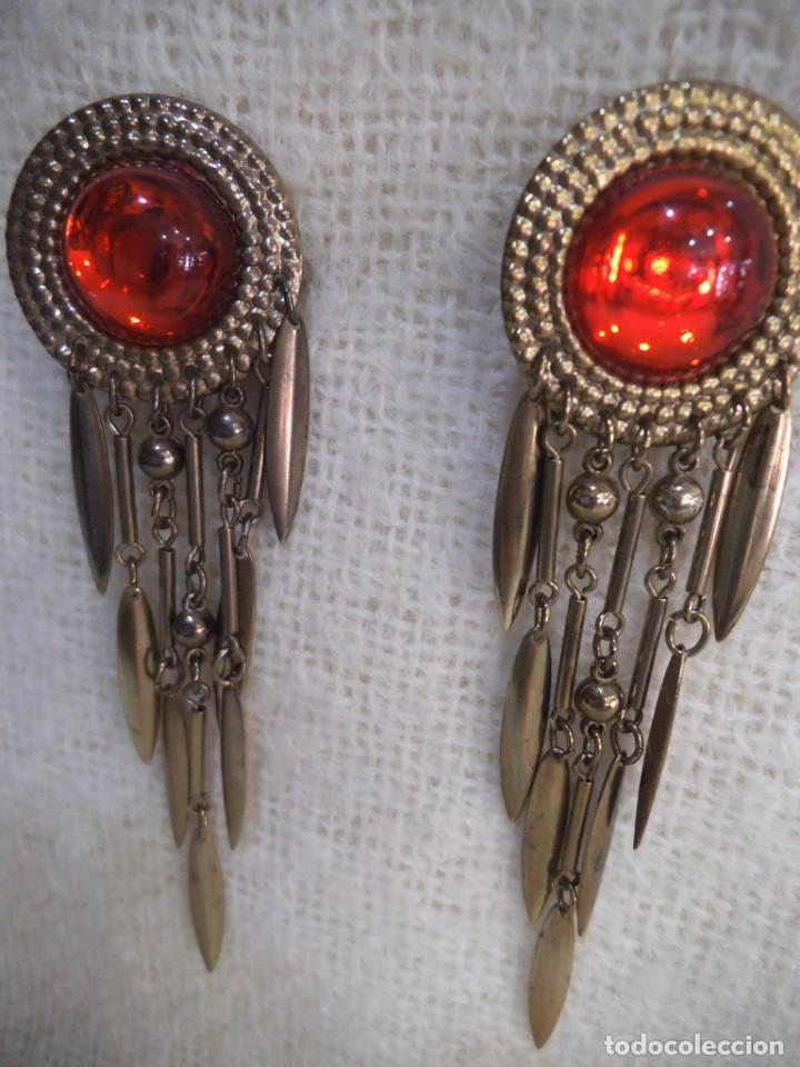 Joyeria: PENDIENTES ( BOT&Oacute;N - ROJO - CASCADA ) - Foto 1