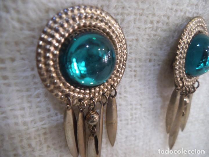 Joyeria: PENDIENTES ( BOT&Oacute;N - VERDE - CACADA ) - Foto 1