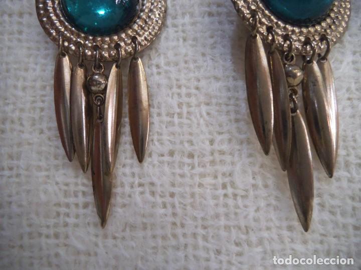 Joyeria: PENDIENTES ( BOT&Oacute;N - VERDE - CACADA ) - Foto 4