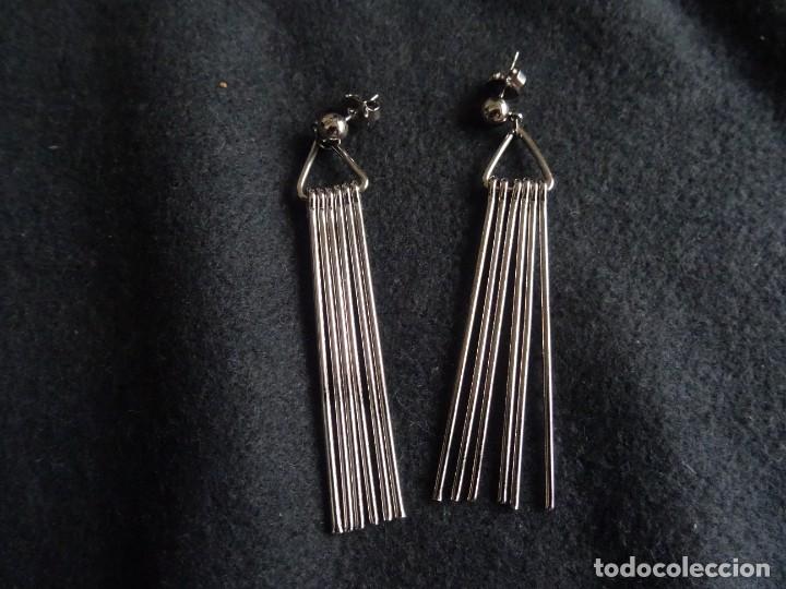 Joyeria: PENDIENTES LARGOS PLATEADOS - Foto 2
