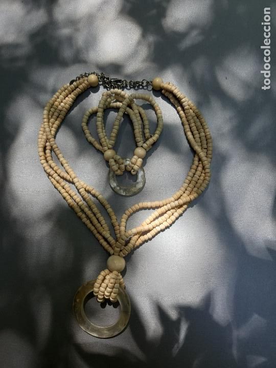 Gioielleria: PRECIOSO COLLAR CON PULSERA A JUEGO , MATERIAL RESINA