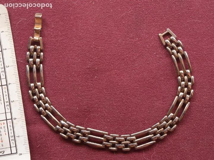 Joyeria: Pulsera de eslabones, dorada - Foto 1