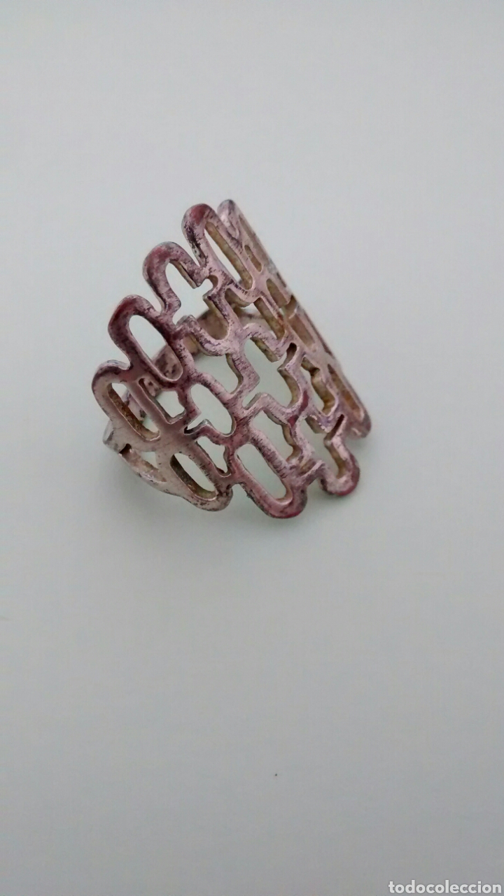 Joyeria: ANILLO METAL CON ENREJADO - Foto 3