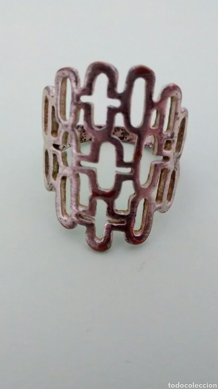 Joyeria: ANILLO METAL CON ENREJADO - Foto 4