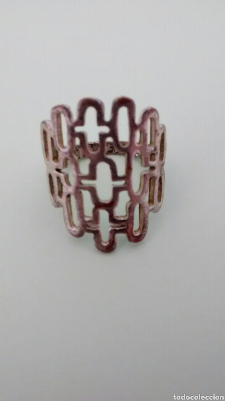 Joyeria: ANILLO METAL CON ENREJADO - Foto 1