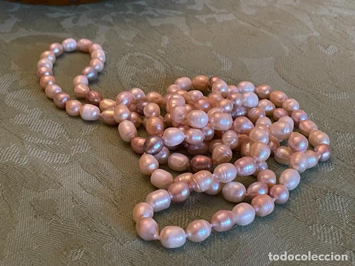 Joyeria: Gran collar de perlas de r&iacute;o naturales. - Foto 2