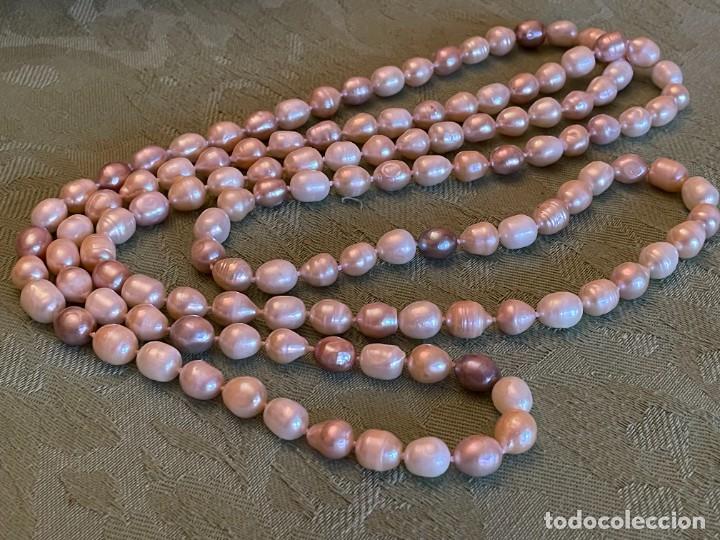 Joyeria: Gran collar de perlas de r&iacute;o naturales. - Foto 5