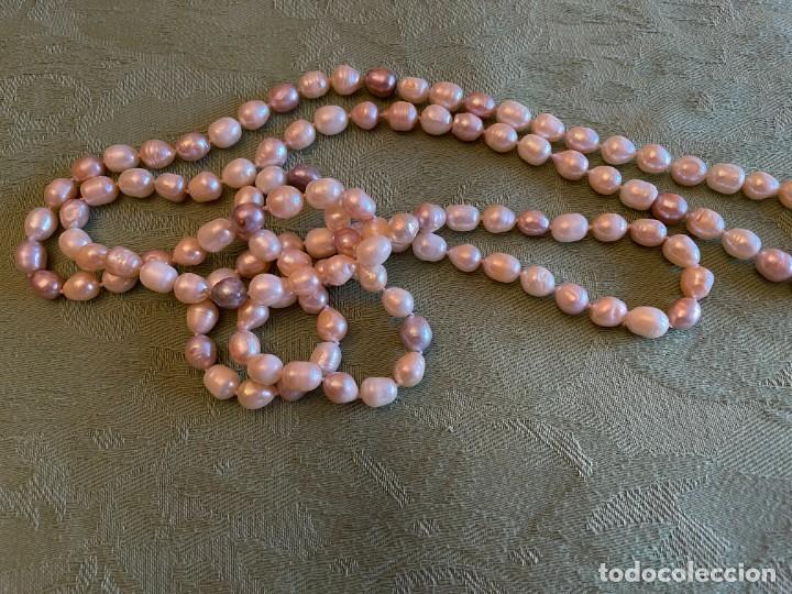 Joyeria: Gran collar de perlas de r&iacute;o naturales. - Foto 6