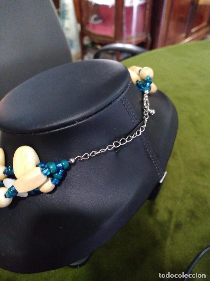 Joyeria: Collar gargantilla, cuentas de n&aacute;car y madera. REF-7532 - Foto 3