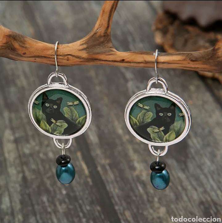 Joyeria: Pendientes Gato Negro ENV&Iacute;O GRATIS!! - Foto 3