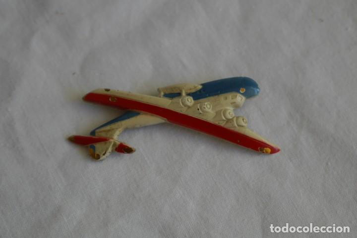 Joyeria: Broche de lat&oacute;n en forma de hidroavi&oacute;n - Foto 3