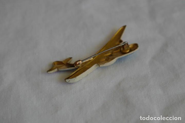 Joyeria: Broche de lat&oacute;n en forma de hidroavi&oacute;n - Foto 5