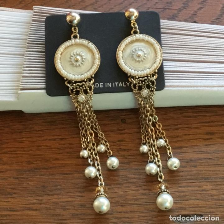 Joyeria: PENDIENTES DE PARIS CON ESMALTE , CRISTAL Y PERLAS - Foto 3