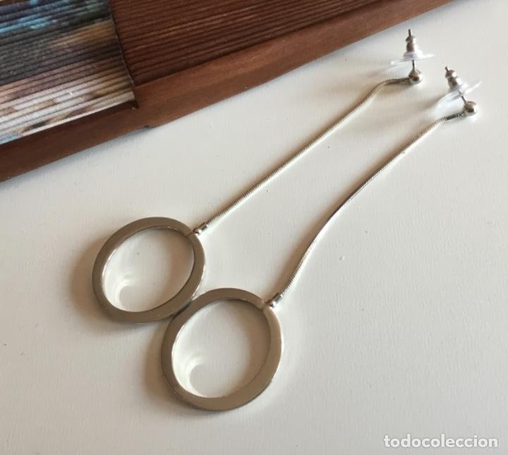 Joyeria: PENDIENTES LARGOS CON C&Iacute;RCULOS. VINTAGE - Foto 1