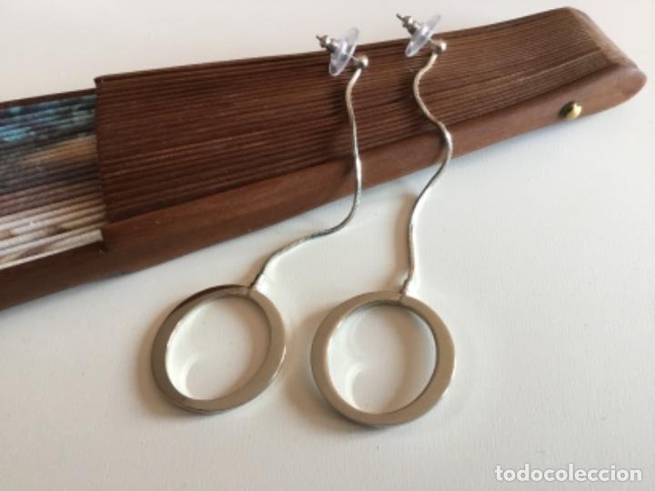 Joyeria: PENDIENTES LARGOS CON C&Iacute;RCULOS. VINTAGE - Foto 5