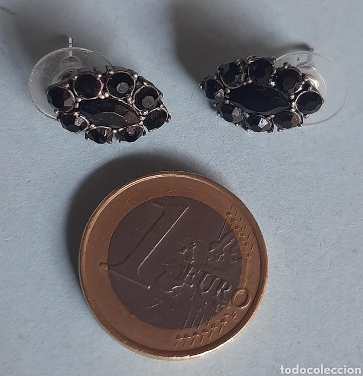 Joyeria: Pendientes negros ovalados - Foto 2
