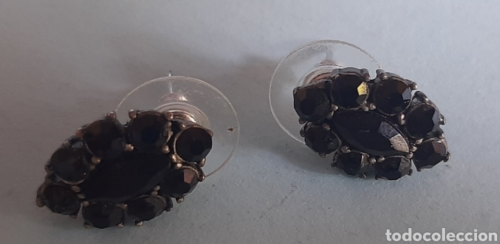 Joyeria: Pendientes negros ovalados - Foto 1