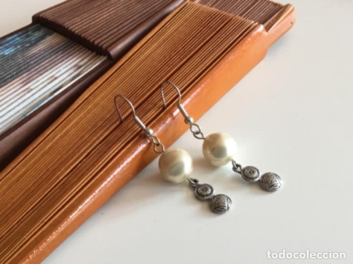 Joyeria: PENDIENTES CON PERLA BARROCA. VINTAGE - Foto 4