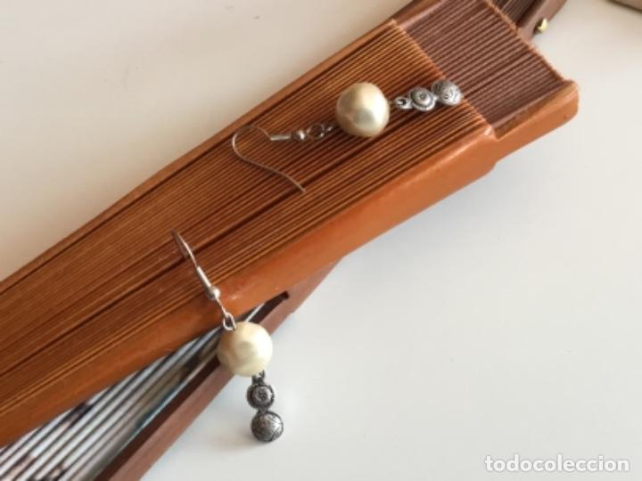 Joyeria: PENDIENTES CON PERLA BARROCA. VINTAGE - Foto 5