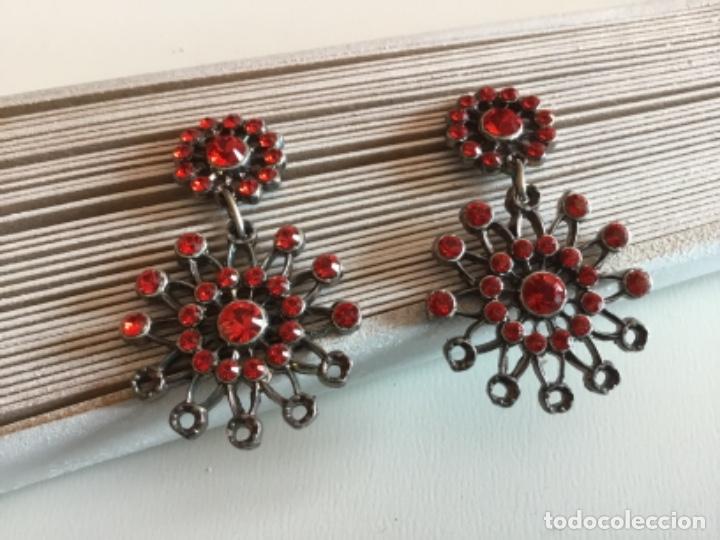 Joyeria: PENDIENTES DE CRISTAL AUSTRIACO ROJO.PRESI&Oacute;N - Foto 1