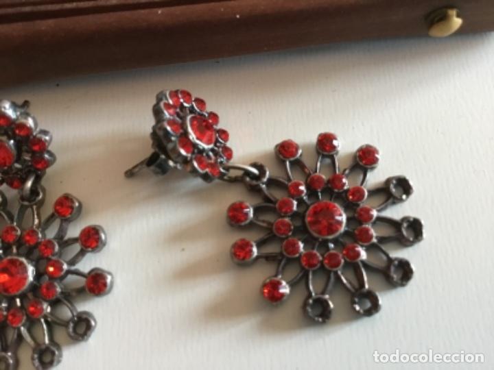 Joyeria: PENDIENTES DE CRISTAL AUSTRIACO ROJO.PRESI&Oacute;N - Foto 2