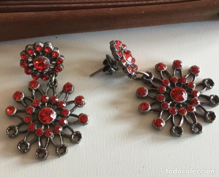 Joyeria: PENDIENTES DE CRISTAL AUSTRIACO ROJO.PRESI&Oacute;N - Foto 4