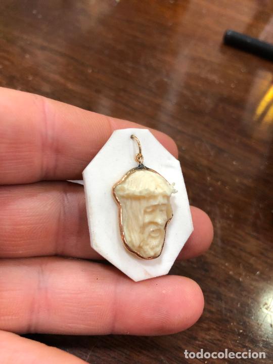 colgante de bisuteria cara de cristo - medidas - Comprar Bisuteria en  todocoleccion - 294948163