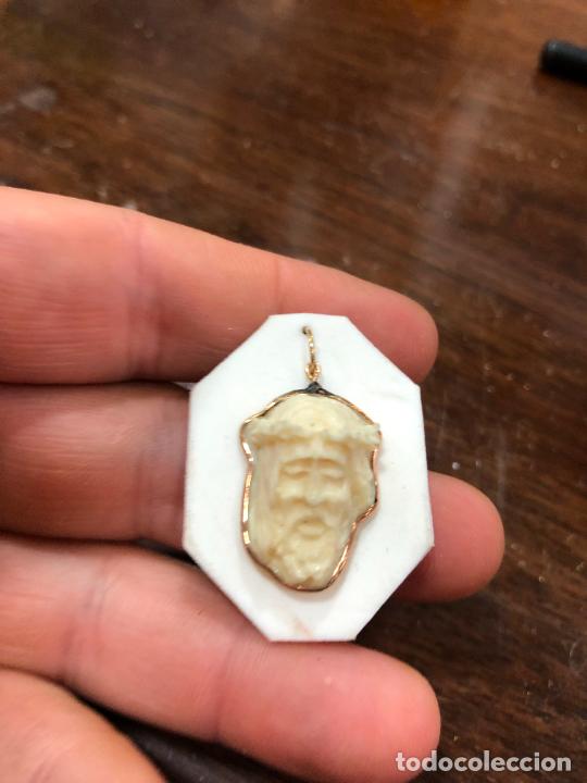 colgante de bisuteria cara de cristo - medidas - Comprar Bisuteria en  todocoleccion - 294948163